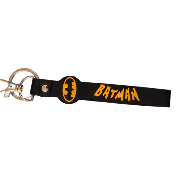 Sleek Rubber Keychain Batman