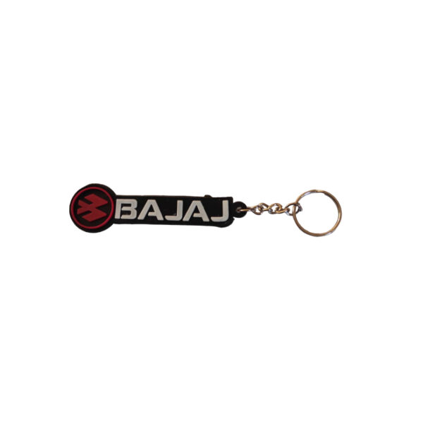 Rubber Keychain Single Side Design Bajaj
