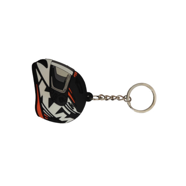 Rubber Keychain Dual Side Design AGV 46 Helmet