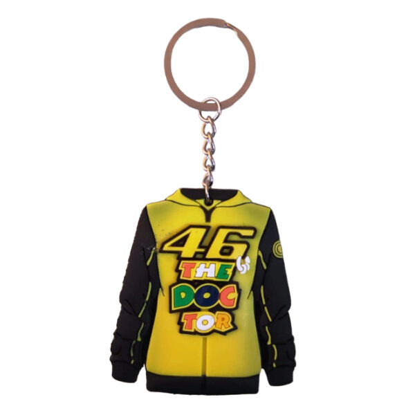 Rubber Keychain Dual Side Design 46 The Doctor Jacket