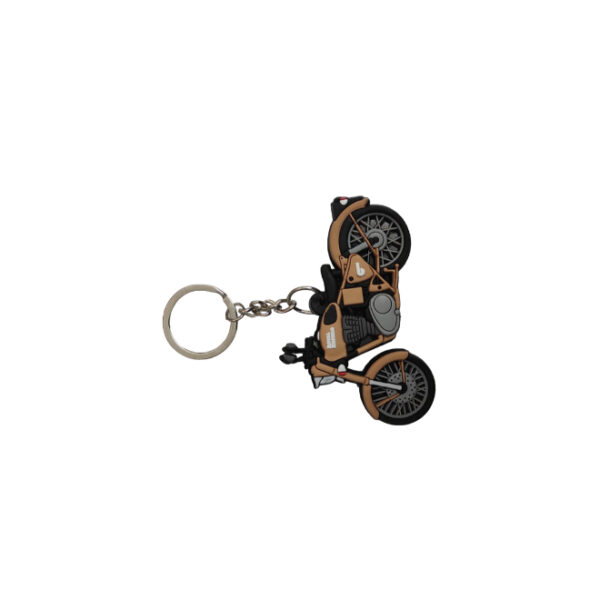 Rubber Keychain Dual Side Design Pulsar Red 2