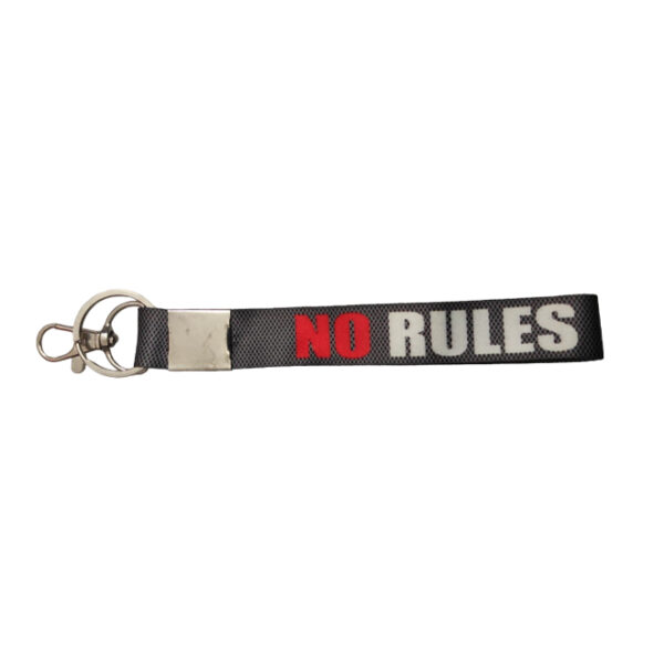 Fabric Wrist/ Small Keychain No Rules No Limits