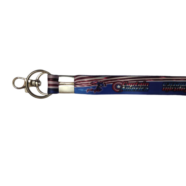 Fabric Wrist/ Small Keychain Captain America