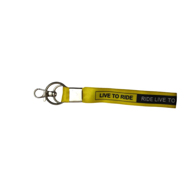 Fabric Wrist/ Small Keychain Live to Ride