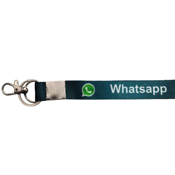 Fabric Wrist/ Small Keychain WhatsApp