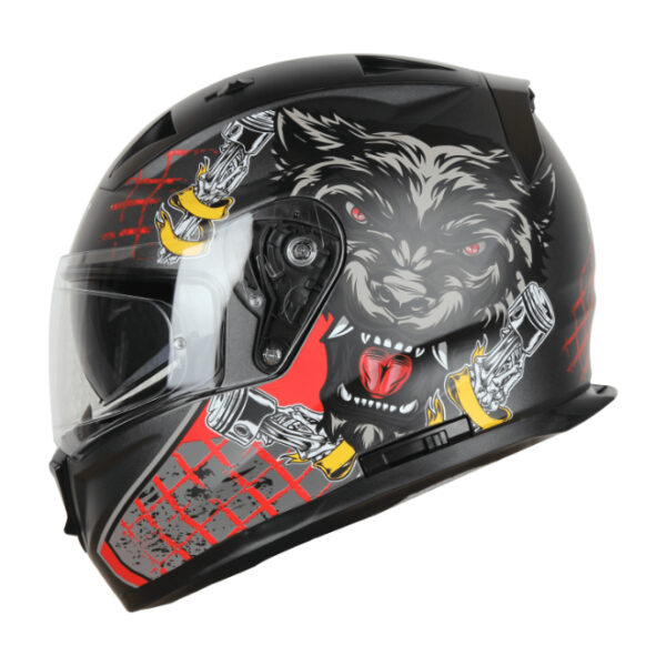 Ignyte IGN7 Wolfrun Gloss Axis Grey Helmet