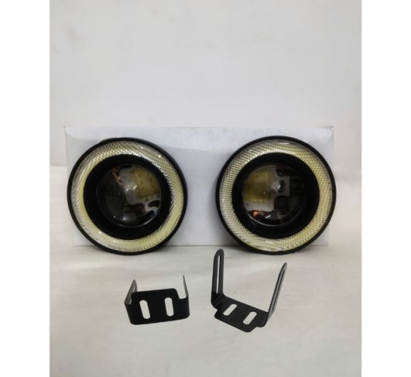 LED Super Lamp Fog Light Angel Eye- Warm - Image 4