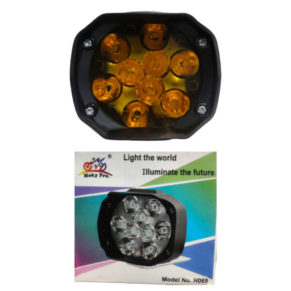 Moky Pro Fog Light 9 LED Yellow