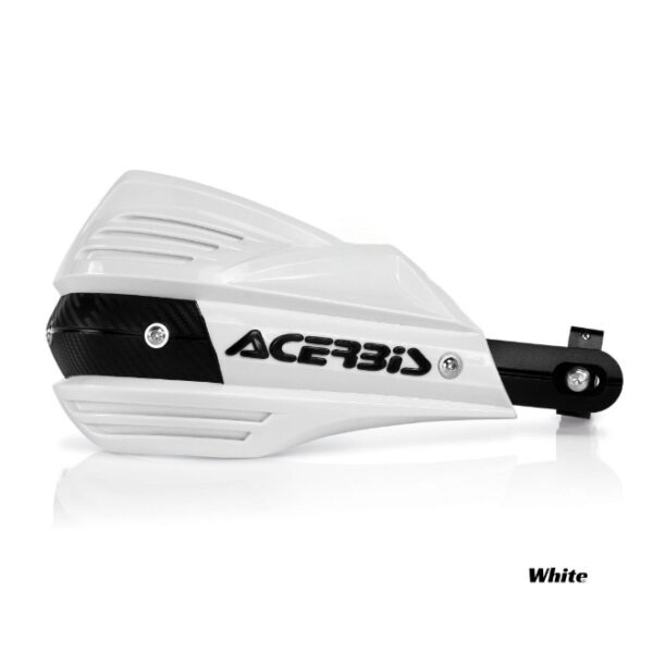 Acerbis 2 side lock Hand Guard Big (White)