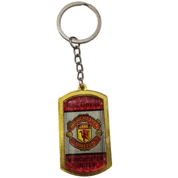 Metal Keychain Manchester United Football Club Style 2