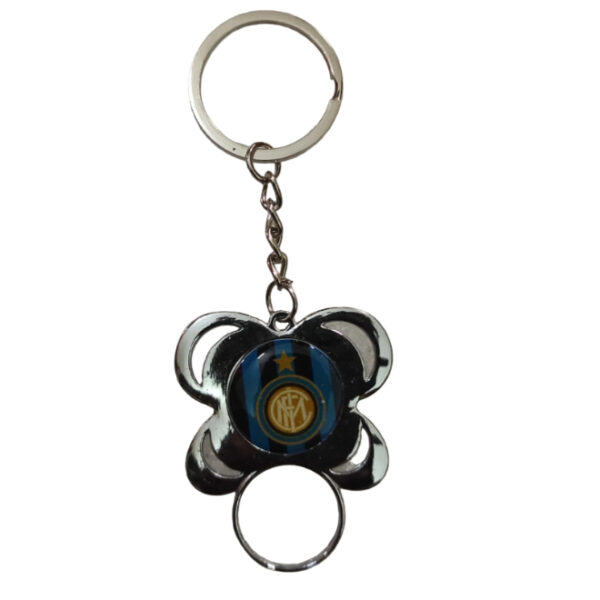 Metal Keychain Inter Milan Football Club Style 2