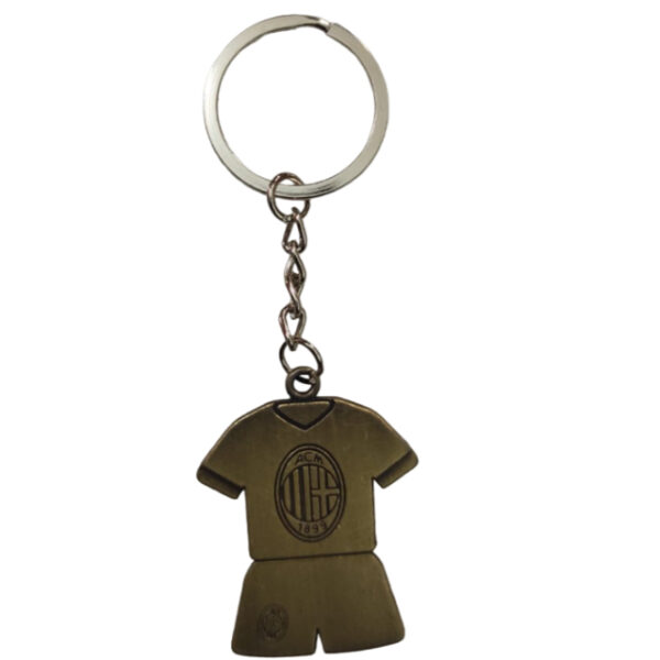 Metal Keychain AC Milan Football Club Style 3
