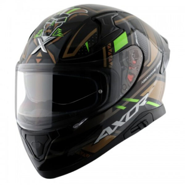 Axor Apex Tiki Dull Black Gold Helmet