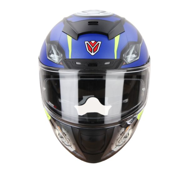 Ignyte IGN4 Machine Matt Black Blue Helmet - Image 4