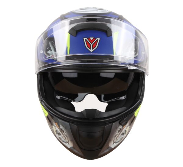 Ignyte IGN4 Machine Matt Black Blue Helmet - Image 5