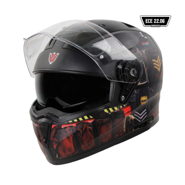 Ignyte IGN7 ECE 22.06 Special Forces Dark Edition Matt Black Helmet