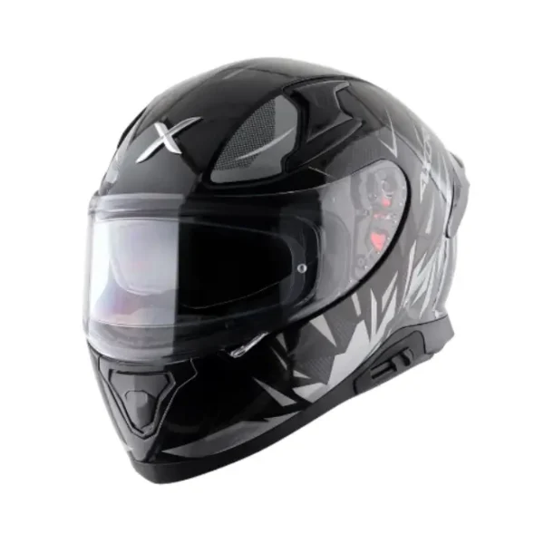 Axor Apex Hunter Black Grey Helmet