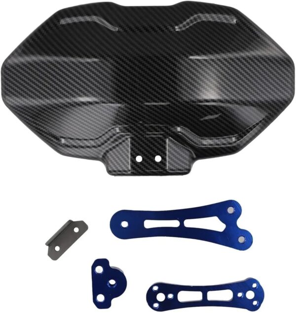 Universal Tyre Hugger Carbon Fiber - Blue - Image 3