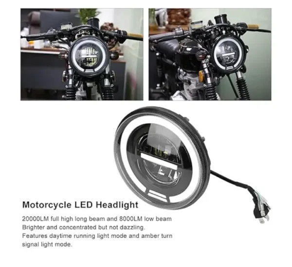 HJG Headlight Assembly Minus Sign with DRL Style 2 - Image 3