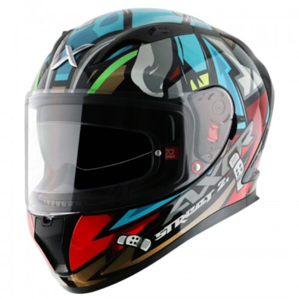 Axor Street Bobby Black Blue Helmet