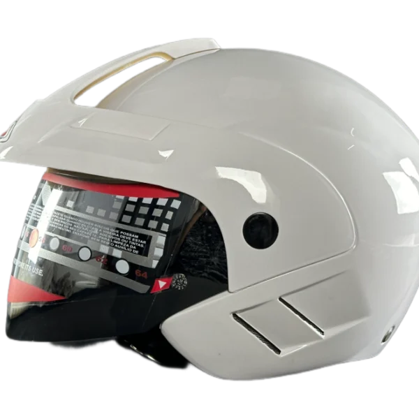 BF2 FF908 Plain Solid White Helmet