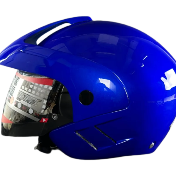 BF2 FF908 Plain Solid Blue Helmet