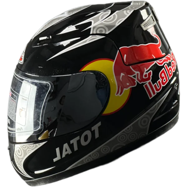 BF2 FF301 Red Bull Matt Black Helmet