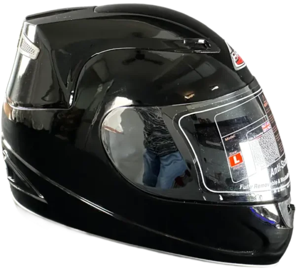 BF2 FF301 Gloss Black Helmet - Image 4