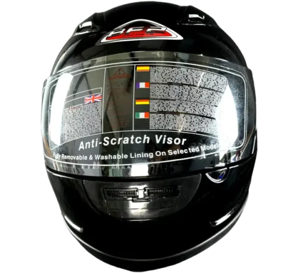 BF2 FF301 Gloss Black Helmet - Image 3