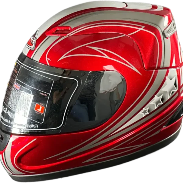 BF2 FF301 Gloss Red Star Helmet