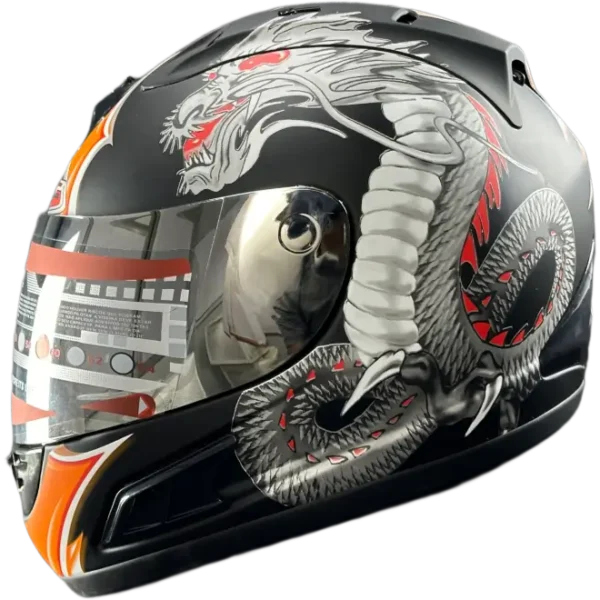 BF2 FF313 Dragon Orange Matt Helmet