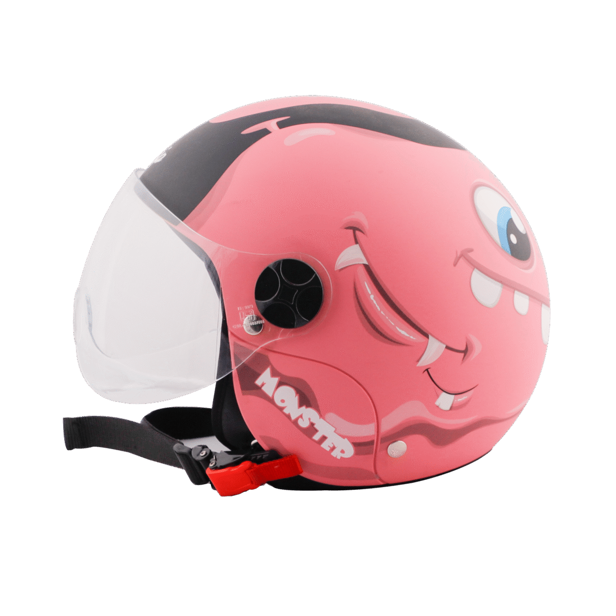 Steel Bird SBH 16 Skip Toad Open Face Gloss Pink Kids Helmet
