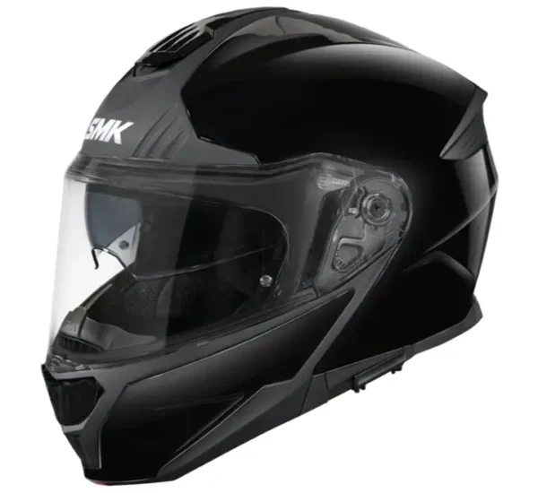 SMK Gullwing-Unicolour Gloss Black Helmet (GL200)