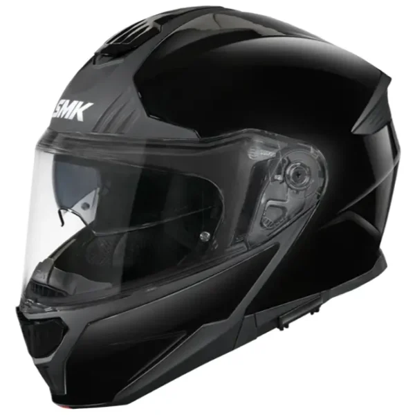 SMK Gullwing-Unicolour Gloss Black Helmet (GL200)