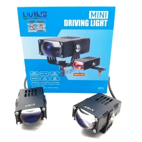 LIU HJG Waymaker: Dual-Color Fog Light with Yellow, White, Red Devil Eye