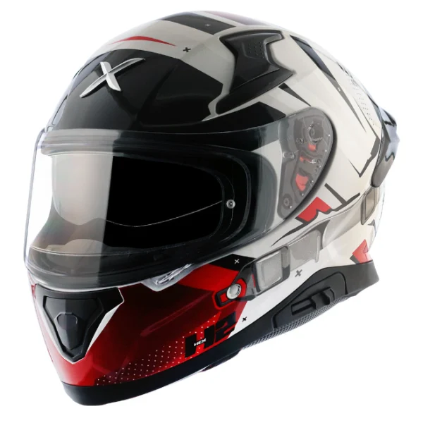 Axor Apex Hex 2 White Red Helmet