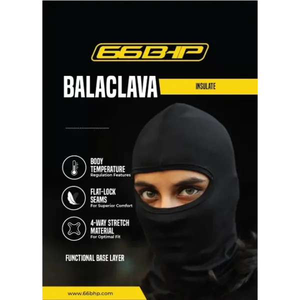 66Bhp Balaclava - Black