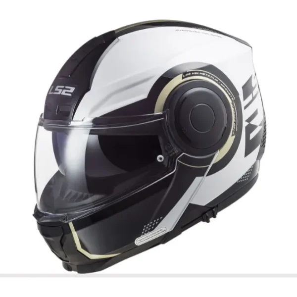 LS2 FF902 Scope Arch Gloss White Titanium Helmet