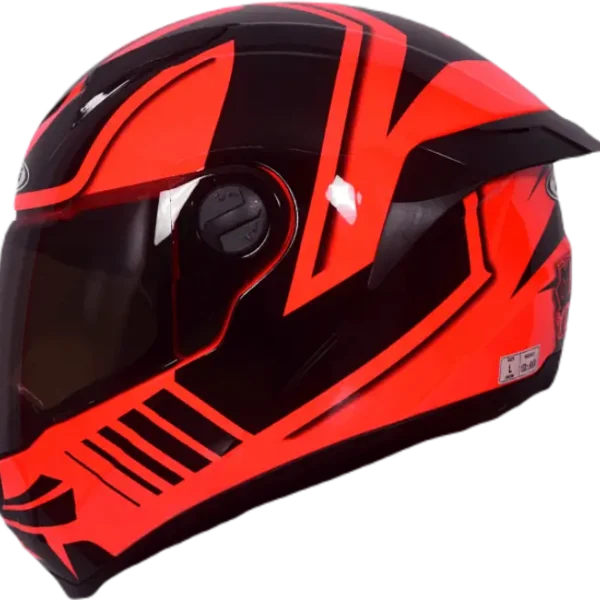 Zeus ZS-811 Black AL34 Helmet Neon Orange