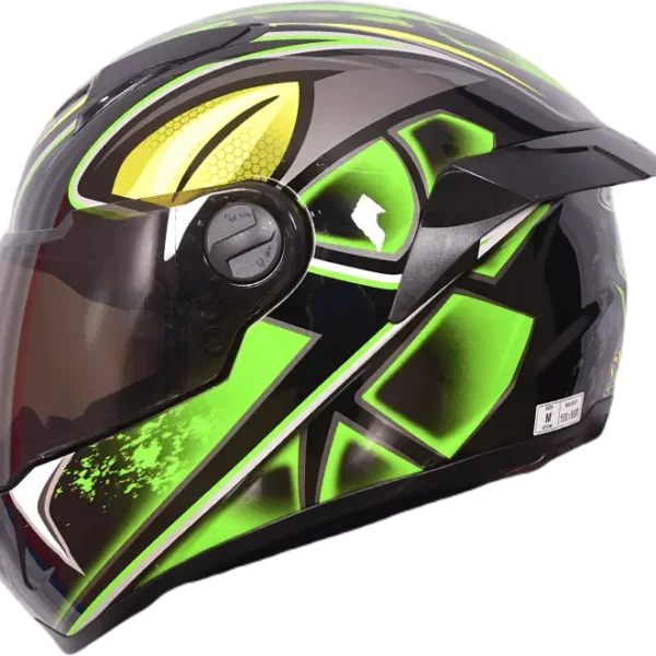 Zeus ZS-811 Black AL42 Helmet Green
