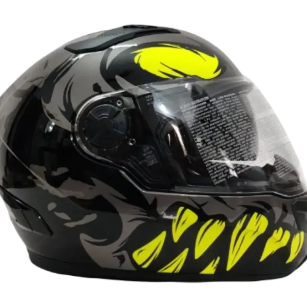 Zeus ZS-813 AN27 Helmet Black Neon Yellow