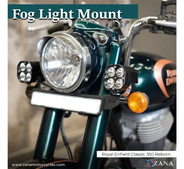 Zana Fog Light Mount For Classic Reborn-350 (ZI-8353)