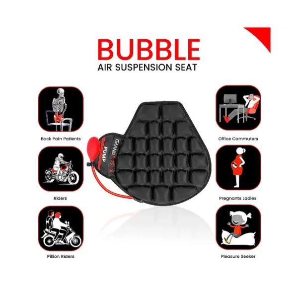 Grand PitStop Air Bubble Seat (Cruiser with Pump)