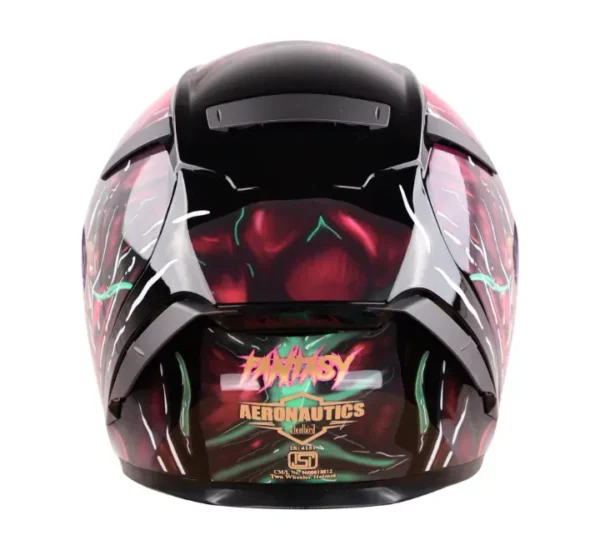 Steelbird Aeronautics SA-2 Fantasy Gloss Black Copper Helmet - Image 3