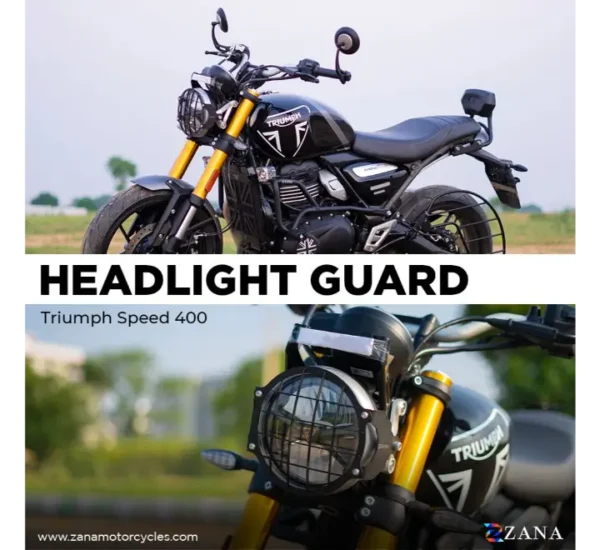 Zana Headlight Grill Black Triumph Speed400/Scrambler400x (ZI-8371)