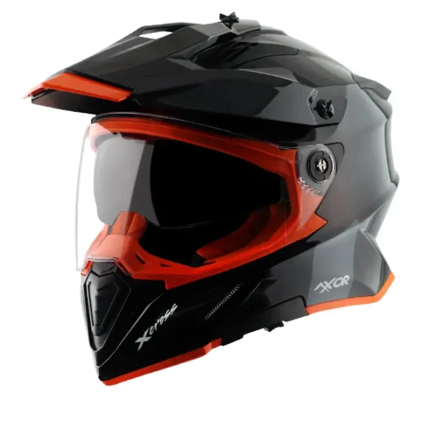 Axor X-Cross Dual Visor Black Red Helmet