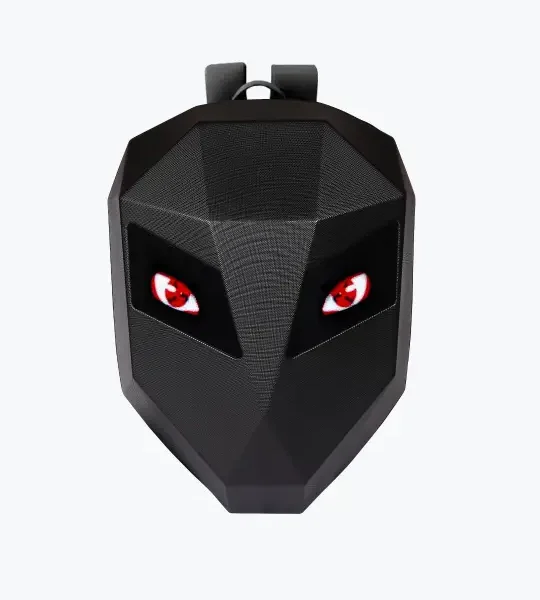 BSDDP Dual Eyes Led Backpack - Black