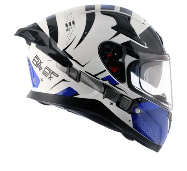 Axor Apex Hex 2 White/ M.Blue Helmet - Image 4