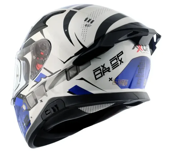 Axor Apex Hex 2 White/ M.Blue Helmet - Image 5