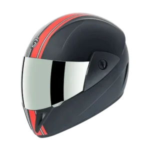 Gliders Jazz DX D10 Matt Black / Red Helmet